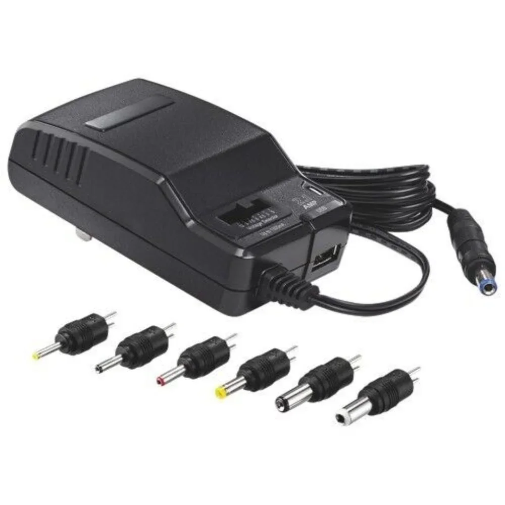 Insignia Universal AC Adapter with USB port (NS-AC1200-C)